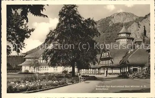 Bad Muenster Stein Ebernburg Baederhaus / Bad Muenster am Stein-Ebernburg /Bad Kreuznach LKR