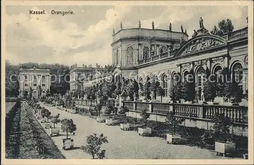 Kassel Orangerie (Karte ist aelter als der Poststempel) Kat. Kassel