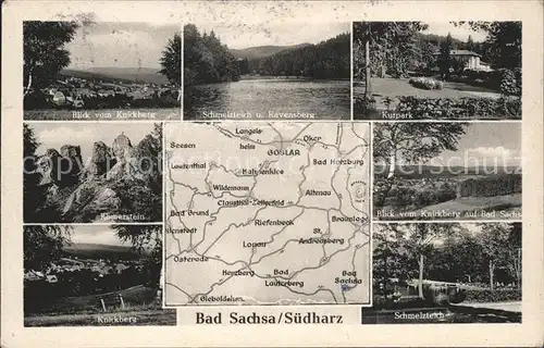 Bad Sachsa Harz Schmelzteich u.Kurpark Kat. Bad Sachsa