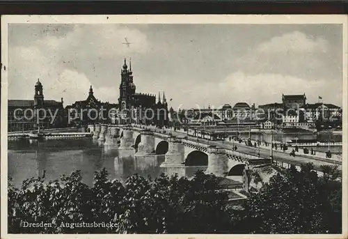 Dresden Augustusbruecke Kat. Dresden