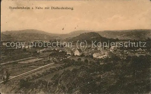 Staudernheim mit Disibodenberg Kat. Staudernheim