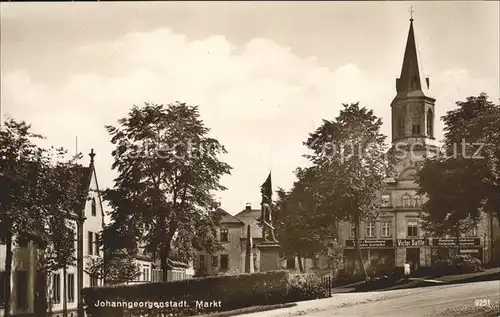 Johanngeorgenstadt mit Markt Kat. Johanngeorgenstadt