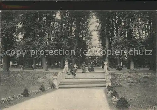 Bad Nenndorf Freitreppe im Kurpark Kat. Bad Nenndorf