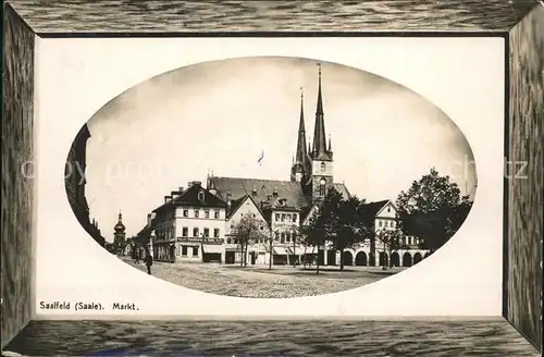 Saalfeld Saale Markt / Saalfeld /Saalfeld-Rudolstadt LKR