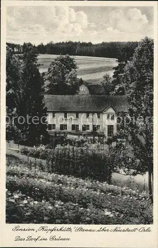 Neustadt Orla Pension Kupferhuette Dorf Gruenen Kat. Neustadt Orla