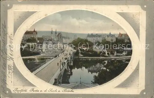 Saalfeld Saale Saale Bruecke / Saalfeld /Saalfeld-Rudolstadt LKR