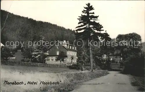 Manebach Hotel Moosbach Kat. Ilmenau