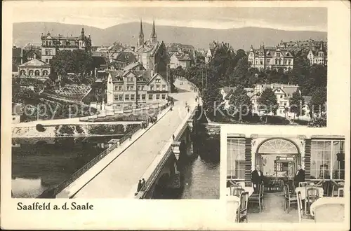 Saalfeld Saale Saale Bruecke Kat. Saalfeld