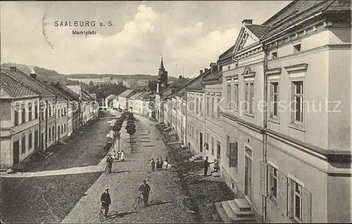 Saalburg Saale Marktplatz Kat. Saalburg Ebersdorf