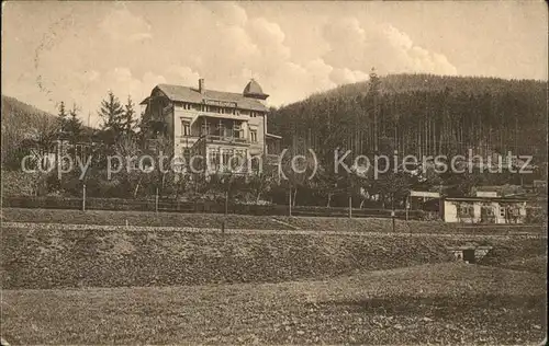 Manebach Kurhotel Bes. Oskar Franz Kat. Ilmenau