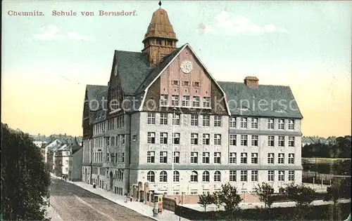 Chemnitz Schule von Bernsdorf Kat. Chemnitz