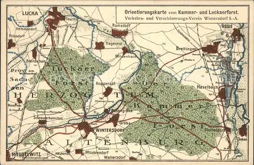 wx74418 Altenburg Thueringen Landkarte Kategorie. Altenburg Alte Ansichtskarten