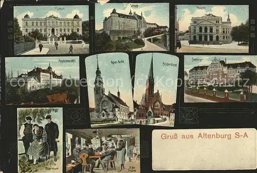 wx74443 Altenburg Thueringen Ansichten Kategorie. Altenburg Alte Ansichtskarten