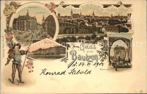 Bautzen Ansichten 1905 Kat. Bautzen
