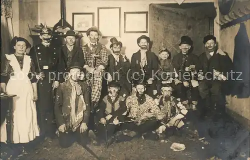 Rosswein Gruppenfoto Fasching Kat. Rosswein