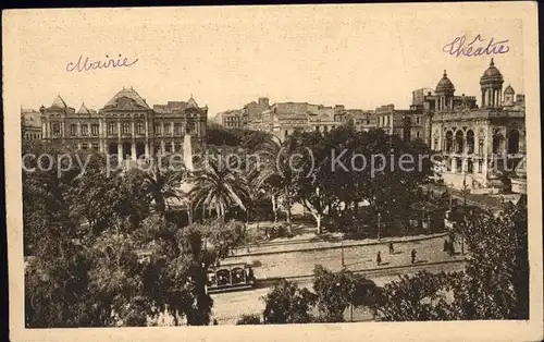 Oran Algerie Place du Marechal Foch Hotel de Ville Theatre Municipal Kat. Oran