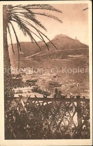 Oran Algerie Santa Cruz vu de la Promenade Fetes du Centenaire en 1930 Kat. Oran