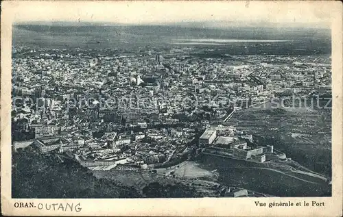 Oran Algerie Vue generale et le Port Kat. Oran