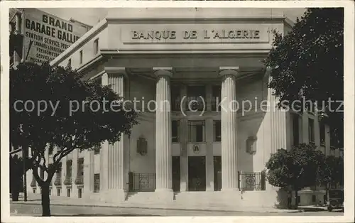 Oran Algerie Banque de l Algerie Kat. Oran