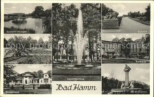 Bad Hamm Kurhaus Baerenbrunnen Badehaus Kurpark Kat. Hamm