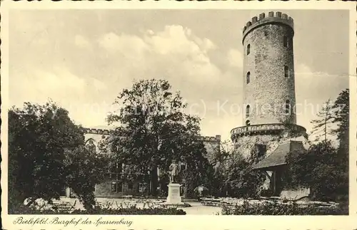 Bielefeld Burghof der Sparrenburg Kat. Bielefeld