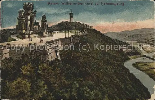 Hohensyburg Kaiser Wilhelm Denkmal Kat. Dortmund