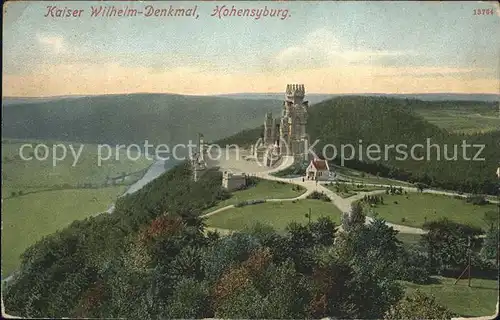 Hohensyburg Kaiser Wilhelm Denkmal Ruhrtal Kat. Dortmund