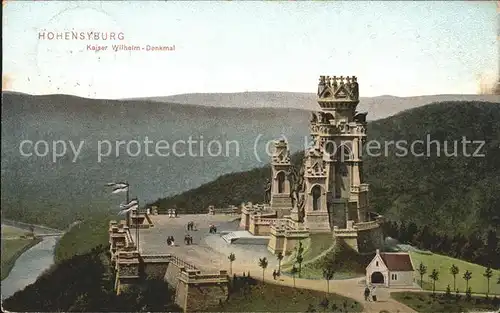 Hohensyburg Kaiser Wilhelm Denkmal Ruhrtal Kat. Dortmund