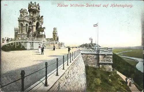 Hohensyburg Kaiser Wilhelm Denkmal Ruhrtal Kat. Dortmund