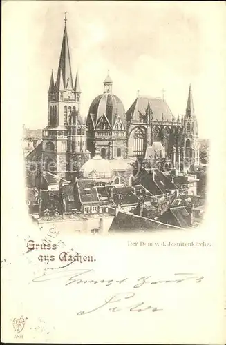 Aachen Dom von Jesuitenkirche Kat. Aachen