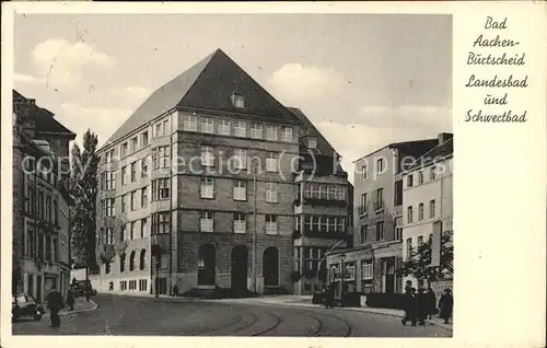 Burtscheid Aachen Landesbad Schwertbad Kat. Aachen