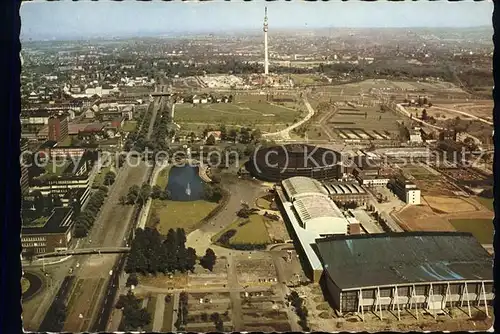 Dortmund Bundesgartenschau Fernsehturm Fliegeraufnahme Kat. Dortmund