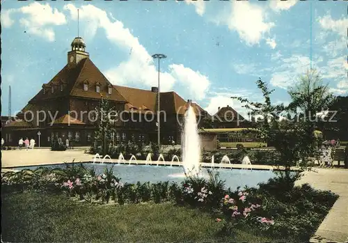 Herne Westfalen Bahnhof Brunnen / Herne /Herne Stadtkreis