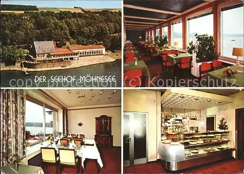 Moehnesee Seehof Restaurant Kat. Moehnesee
