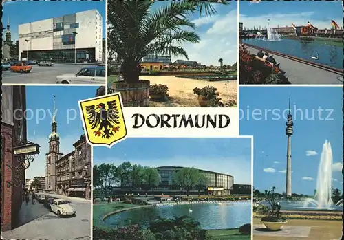 Dortmund Wappen Fensehturm Ansichten Westfalenhalle Kat. Dortmund