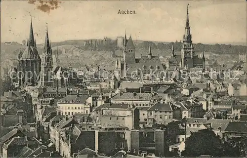 Aachen Panorama Kat. Aachen
