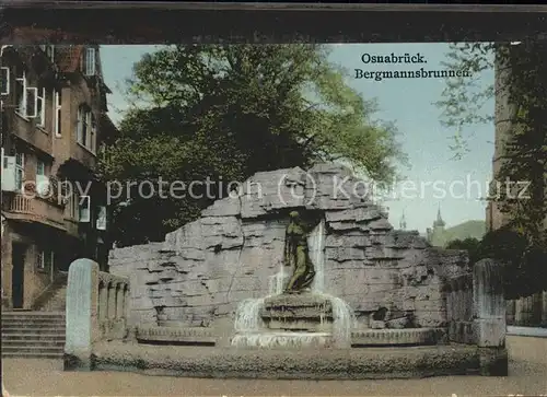 Osnabrueck Bergmannsbrunnen Kat. Osnabrueck