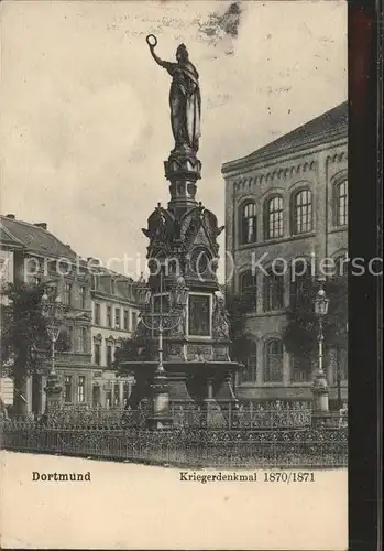 Dortmund Kriegerdenkmal Kat. Dortmund