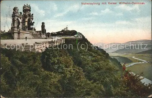 Hohensyburg Kaiser Wilhelm Denkmal Kat. Dortmund