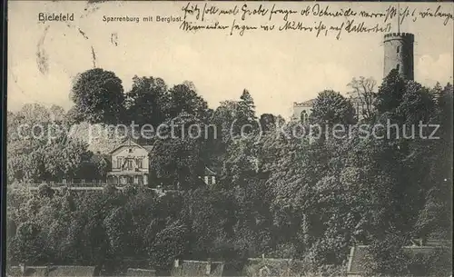 Bielefeld Sparrenburg mit Berglust Kat. Bielefeld