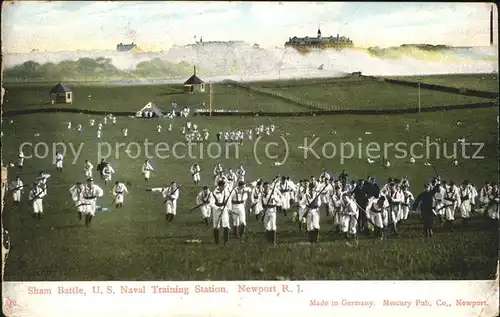 Newport Rhode Island Sham Battle US Naval Training Station Kat. Newport