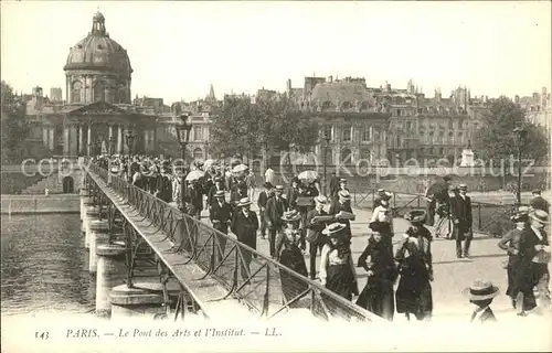 Paris Le Poul des Arts et l Institut Kat. Paris