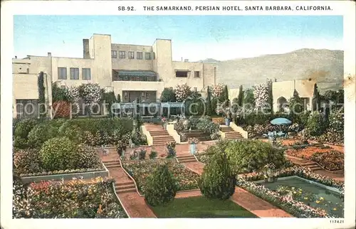 Samarkand Persian Hotel Santa Barbara California Kat. Samarkand