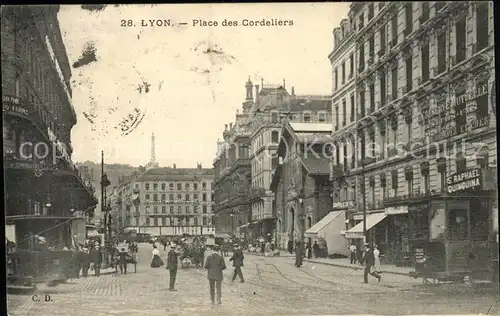 Lyon France Place des Cordeliers Kat. Lyon