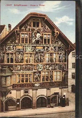 Schaffhausen SH Haus zum Ritter Kat. Schaffhausen