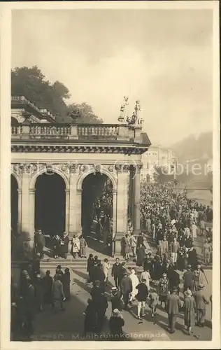 Karlsbad Eger Boehmen Muehlbrunn Kolonnade Kat. Karlovy Vary