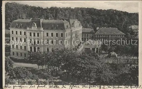 Teplitz Schoenau Staedt Kurhaus Kat. Teplice