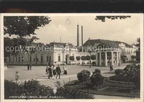 Franzensbad Boehmen Staedt Badehaus Kat. Frantiskovy Lazne