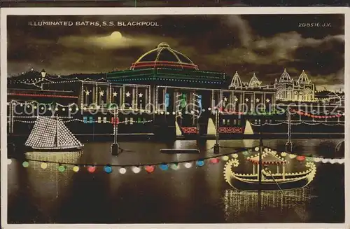 Blackpool Illuminated Baths Kat. Blackpool