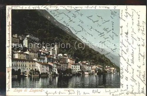 Gandria Lago di Lugano Panorama Kat. Gandria